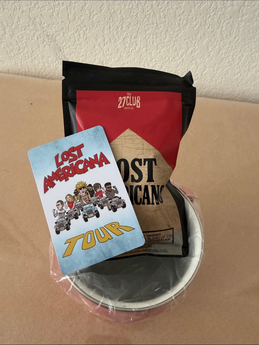 New not opened, 27 Club Lost Americana Red Coffee Gift Pack